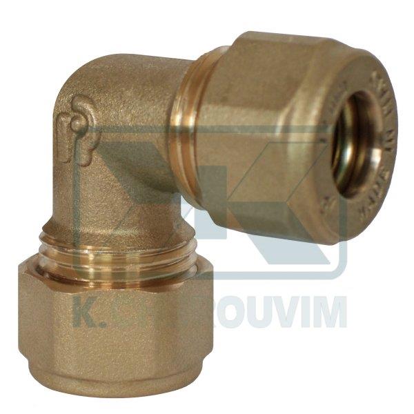 DOUBLE ELBOW COMPRESSION BRASS FITTING 16 Χ 16 FOR COPPER TUBE