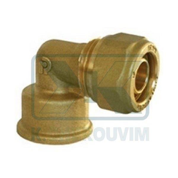 ΓΩΝΙΑ ΘΗΛ. 3/4" Χ Φ18 Χ 2,0 mm ΠΛΑΣΤΙΚΗΣ ΣΩΛΗΝΑΣ ΟΡΕΙΧΑΛΚΙΝΗ