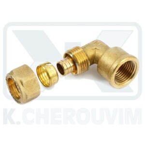 ELBOWS 3/4"F.xØ20x2,0 FOR PEX PIPE YELLOW
