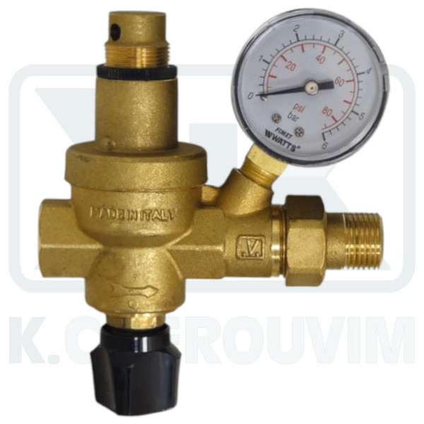 ΑΥΤΟΜΑΤΟΣ ΠΛΗΡΩΣΗΣ Β.Τ. ΟΡΕΙΧΑΛΚΙΝΟΣ ΜΕ ΜΑΝΟΜΕΤΡΟ & ΡΑΚΟΡ ΣΤΗΝ ΕΞΟΔΟ PN16 - 1/2" +80°C