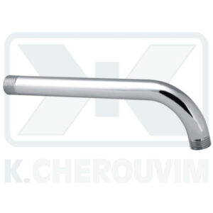 BRASS SHOWER ARM WITH 90 ° ELBOW L 350 mm