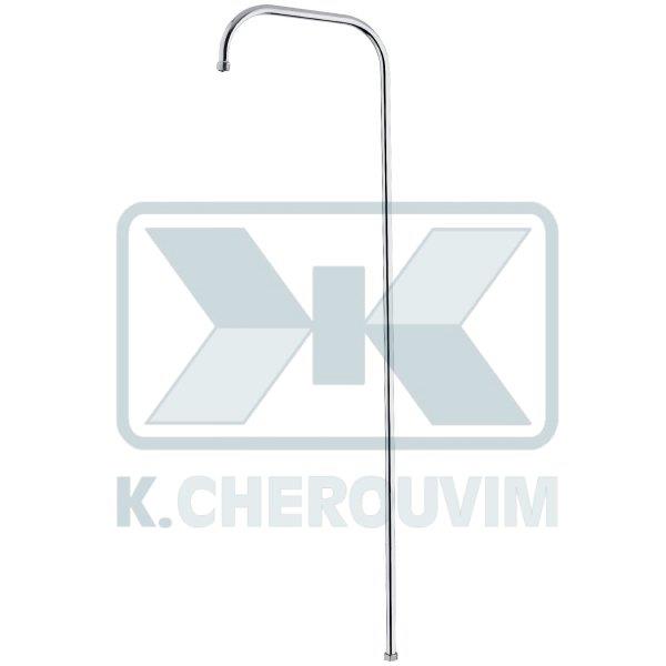 ΚΟΛΟΝΑ ΙΣΙΑ ΧΡΩΜΕ ΜΕ ΡΑΚΟΡ 1/2" - Φ16 ΝΤΟΥΣ 122 Χ 30 cm