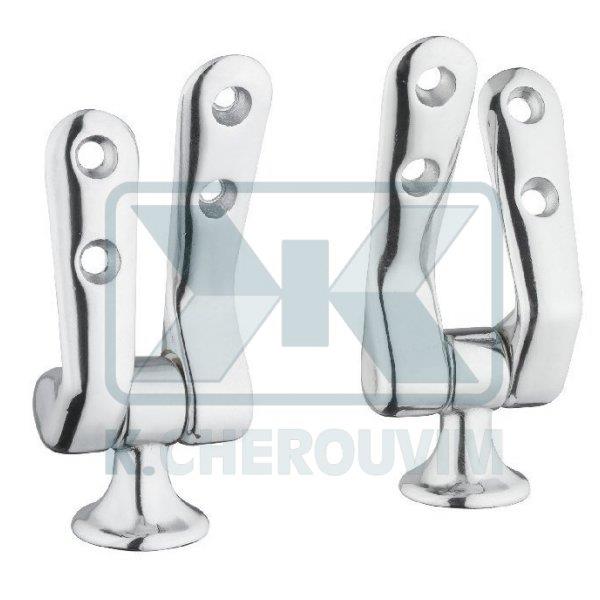 ΜΕΝΤΕΣΕΔΕΣ ΑΠΛΟΙ ΓΙΑ ΚΑΛΥΜΜΑ ΛΕΚΑΝΗΣ WC ΧΡΩΜΕ ΜΕ ΒΙΔΕΣ ΙΝΟΧ (ΣΕΤ 2 ΤΕΜΑΧΙΩΝ)