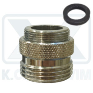 ΜΑΣΤΟΣ Μ22Χ1Α. Χ 3/4"Α. ΧΡΩΜΕ ΜΕ ΛΑΣΤΙΧΟ ΓΙΑ ΡΟΥΞΟΥΝΙ ΜΠΑΤΑΡΙΩΝ - ΠΛΥΝΤΗΡΙΟ