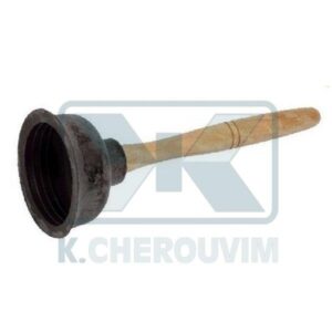 ΒΕΝΤΟΥΖΑ ΑΠΟΦΡΑΞΗΣ ΜΑΥΡΗ Φ150 ΑΠΟ ΚΑΟΥΤΣΟΥΚ ΜΕ ΞΥΛΙΝΗ ΛΑΒΗ