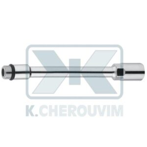 EXTENSION MIXER 1 WAY Μ10X1 MALE FEMALE L300 COPPER FLEXIBLE CROM.