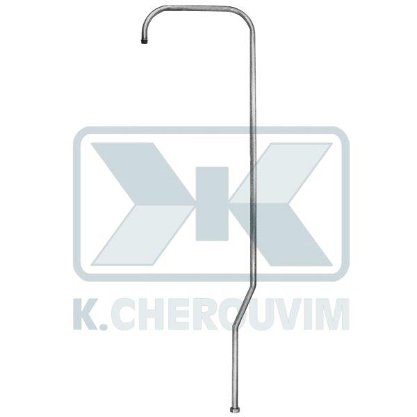 SHOWER COLUMN WITH "S" STRAIGHT TUBE 3/4" x Ø20,7 x 1/2" CHROME-PLATED BRASS