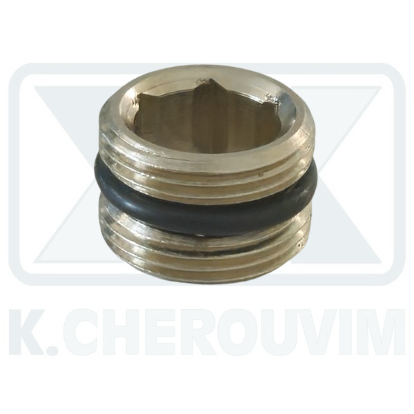 ΜΑΣΤΟΣ ΧΡΩΜΕ Μ16Χ1 ΑΡΣ. ΑΡΣ. ΜΕ O-RING & ΕΣΩΤΕΡΙΚΟ ΕΞΑΓΩΝΟ ΓΙΑ ΦΙΛΤΡΑΚΙΑ ΜΠΑΤΑΡΙΩΝ