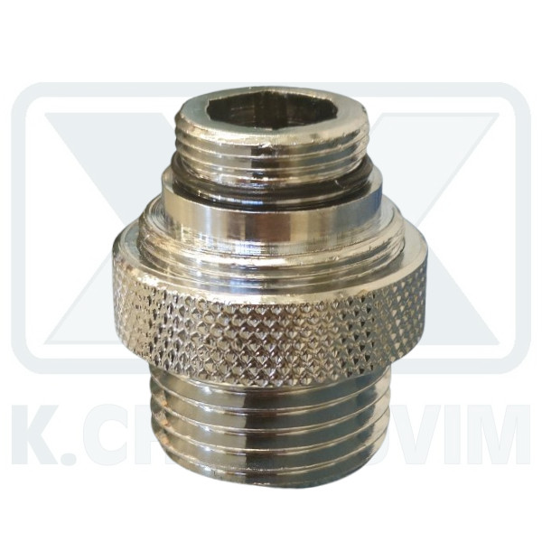 ΜΑΣΤΟΣ Μ16Χ1Α. Χ 1/2"Α. ΧΡΩΜΕ ΜΕ O-RING ΓΙΑ ΡΟΥΞΟΥΝΙ ΑΝΑΜΕΙΚΤΙΚΩΝ ΜΠΑΤΑΡΙΩΝ - ΣΠΙΡΑΛ