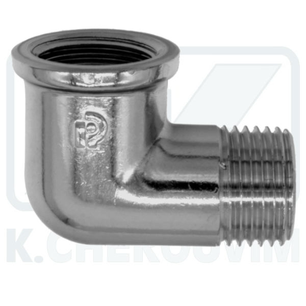 ΓΩΝΙΑ 1/8" ΑΡΣ. ΘΗΛ. ΧΡΩΜΕ (UΝΙ ΕΝ 12165)