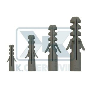 ΒΥΣΜΑ ΓΚΡΙ NYLON Φ5 Χ L 25 (ΚΟΥΤΙ 100 ΤΕΜ.) ΓΙΑ ΒΙΔΑ Φ2,5 - Φ4,0