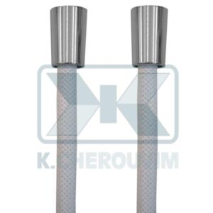 ΣΠΙΡΑΛ ΛΕΥΚΟ PVC ΛΕΙΟ ΛΟΥΤΡΟΥ 1/2" x 1/2" ΜΕ ΚΩΝΙΚΑ ΠΑΞΙΜΑΔΙΑ
