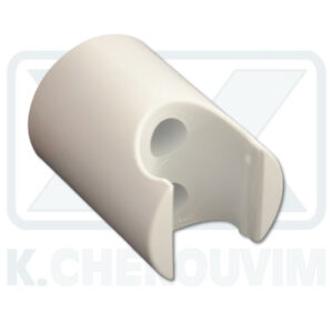 ΣΤΗΡΙΓΜΑ ΝΤΟΥΣ ΛΕΥΚΟ ΣΤΑΘΕΡΟ ΠΛΑΣΤΙΚΟ ΚΥΛΙΝΔΡΙΚΟ ΜΕ 2 ΒΙΔΕΣ