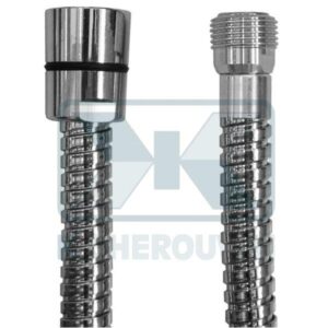 ΣΠΙΡΑΛ ΚΟΥΖΙΝΑΣ ΧΡΩΜΕ Β.Τ. 1/2" ΚΩΝΙΚΟ x 3/8" ΑΡΣΕΝΙΚΟ