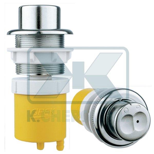 BUTTON DOUBLE Ν. 2/7 HEAVY DUTY CROM. - YELLOW AIR FOR BIG HOLE ? 39