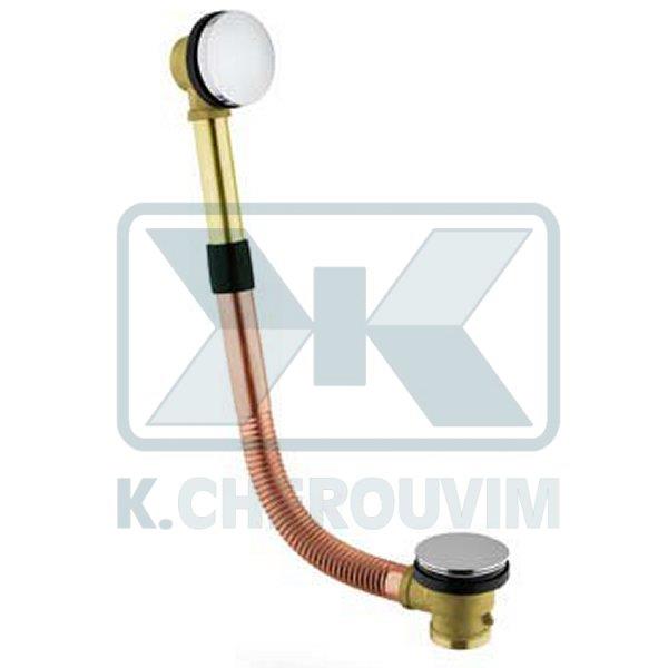 ΒΑΛΒΙΔΑ ΛΟΥΤΡΟΥ ΟΡΕΙΧΑΛΚΙΝΗ ΧΡΩΜΕ ΚΛΙΚ 1"1/2 ΜΕ ΤΑΠΑ Φ72