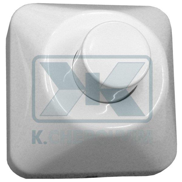 BUTTON Ν.83ΕSΤ WALL EXTERIOR WHITE FLUSH AIR TREMOLADA WITH HOSE 1,8 Μ.