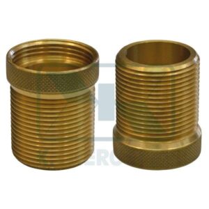 EXTENSION ALL THREAD BRASS 1"1/4 X 100 mm MALE FEMALE (UNI ΕΝ 12164)