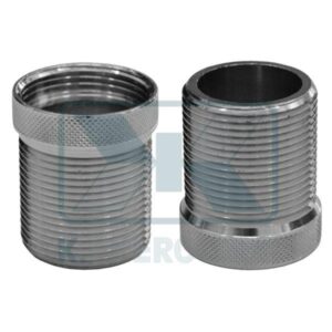 POLISHED CHROME PLATED BRASS EXTENSION M.F. 1"1/4 Χ L 100 mm