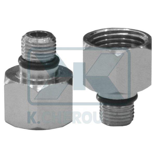 ΜΟΥΦΟΜΑΣΤΟΣ 1 ΟΠΗΣ Μ10Χ1 ΑΡΣ. Χ 3/8" ΘΗΛ. ΧΡΩΜΕ ΜΕ O-RING