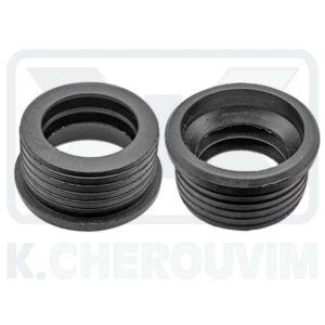 RUBBER TERMINAL SEWAGE ∅ 50 X ∅ 40 BLACK