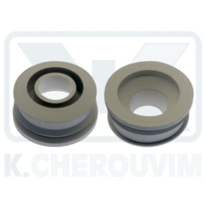 RUBBER WHITE ∅ 50 X ∅ 25-32 CRIMPED TOILET & FOR DAL 3/4"