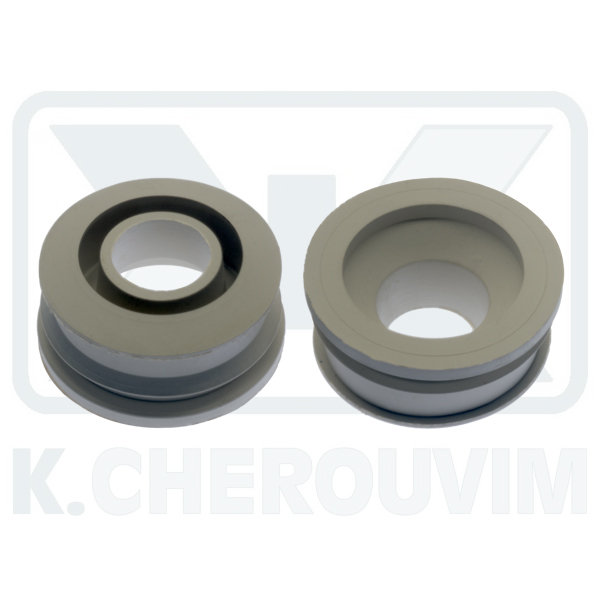 RUBBER WHITE ? 50 X ? 25-32 CRIMPED TOILET & FOR DAL 3/4"