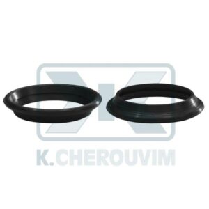 ΛΑΣΤΙΧΑ ΑΝΤΙΣΤΑΣΕΩΝ ΟΒΑΛ CALPAK ΜΕ ΕΣΟΧΗ ΜΑΥΡΑ EPDM 150?C