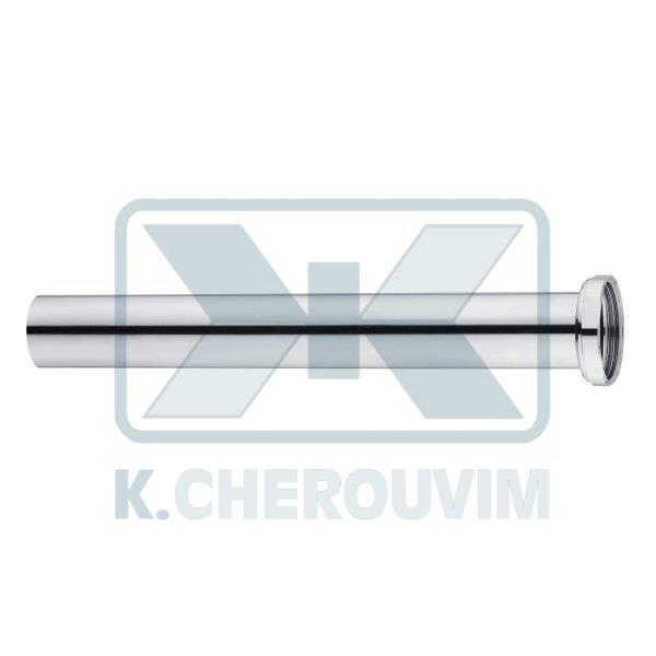 ΣΩΛΗΝΑ ΣΙΦΟΝΙΟΥ Φ26 Χ L200 ΜΕ ΠΑΤΟΥΡΑ ΚΑΙ ΠΑΞΙΜΑΔΙ 1" ΧΡΩΜΕ