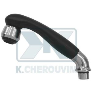 ΤΗΛΕΦΩΝΟ ΚΟΜΜΩΤΗΡΙΟΥ ΜΑΥΡΟ ΔΙΠΛΗΣ ΡΟΗΣ ΠΑΓΚΟΥ ΜΕ ΚΑΜΠΥΛΗ 45° ΧΡΩΜΕ Μ15Χ1 ΘΗΛ.