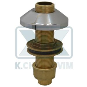 BASE COUNTER ∅ 65 KCHER Η100 CROM. 3/4" MALE X 1/2" MALE FOR TAP SPOUT ROTATED POTS