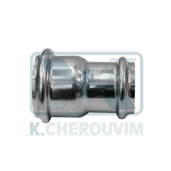 ΜΟΥΦΑ ΣΥΣΤΟΛΙΚΗ ΧΡΩΜΕ ΜΕ 2 O-RING Φ26 ΘΗΛ. Χ Φ32 ΘΗΛ. ΓΙΑ ΣΩΛΗΝΑ ΣΙΦΟΝΙΟΥ