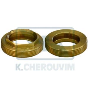 BACK NUT MALE 42X19/" Η12 ? 26 #30 BRASS MIXING MECHANISM ? 40