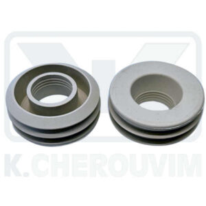 RUBBER WHITE ∅ 60 X ∅ 30-32 CRIMPED TOILET & FOR DAL 1"