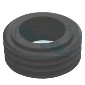 RUBBER BLACK ∅ 60 X ∅ 40-44 CRIMPED TOILET