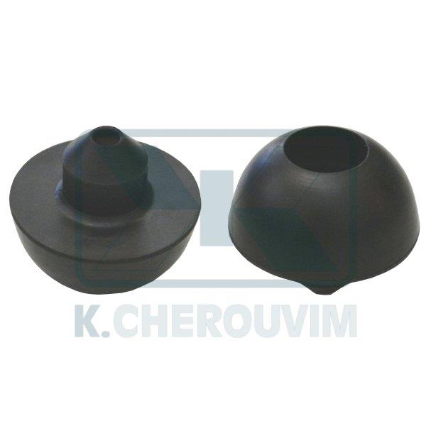 BALLCOCK HEMISPHERE ? 34 NEW MINI CATIS CLICK SYSTEM ELASTIC BLACK FOR MECHANISM FLUSH