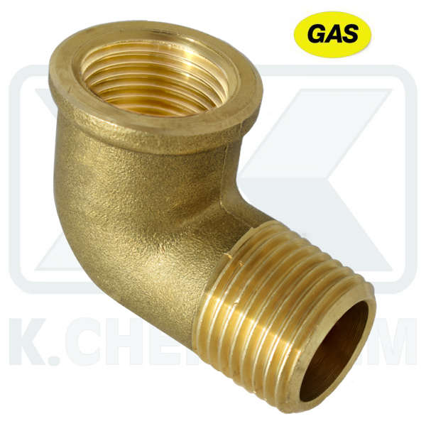 ΓΩΝΙΑ GAS 1" ΑΡΣ. ΘΗΛ. ΟΡΕΙΧΑΛΚΙΝΗ (UΝΙ 7129:2001)