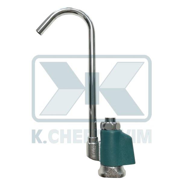 MECHANISM PUSHED FOR FOUNTAIN TAP WATER COOLER FOR POT & MOUTH BRASS WITH BUTTON CROM.