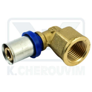 ΓΩΝΙΑ ΠΡΕΣΑΡΙΣΤΗ ΘΗΛ. 1/2" Χ Φ18 Χ 2,0 mm ΟΡΕΙΧ. ΜΕ ΚΥΑΘΙΟ ΙΝΟΧ 10 bar +90˚C UΝΙ ΙSΟ 7/1