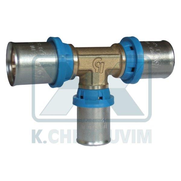 CENTRAL REDUCED Ø26x3,0x18x2,0x26x3,0 FIT PRESS TEE FITTINGS