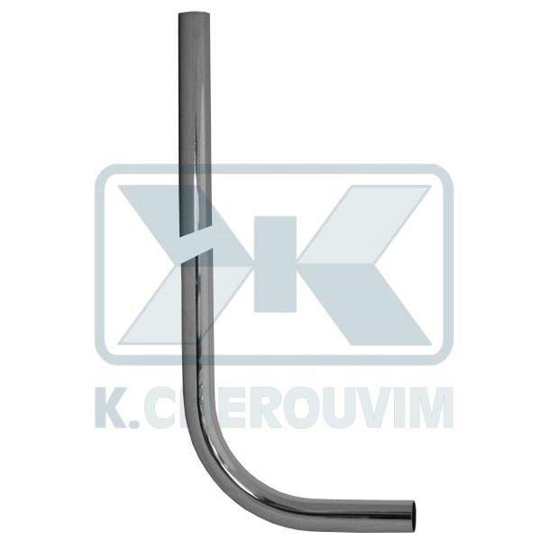 ΣΩΛΗΝΑ ΓΩΝΙΑΚΗ Φ28 Χ L700 Χ L190 ΓΙΑ ΦΛΟΥΣΟΜΕΤΡΑ WC (DAL) ΓΕΡΜΑΝΙΑΣ 3/4" ΧΡΩΜΕ