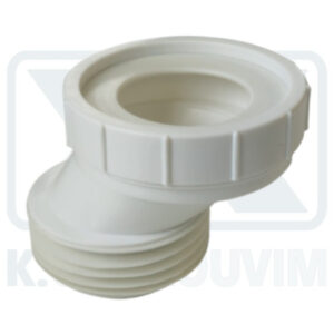 ECCENTRIC TOILET ∅ 100 X 45 mm POLYPROPYLENE WHITE