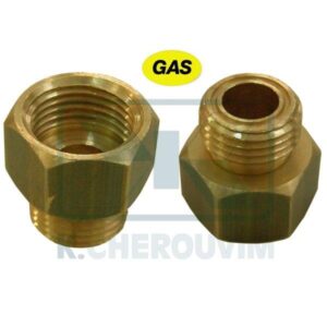 ΜΟΥΦΟΜΑΣΤΟΙ ΥΓΡΑΕΡΙΟΥ 20Χ14/" ΑΡΣ. ΑΡΙΣΤΕΡΟ Χ 1/2" ΘΗΛ. ΟΡΕΙΧΑΛΚΙΝΟΙ