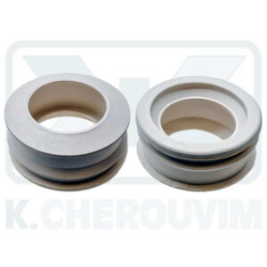 RUBBER WHITE ∅ 55 X ∅ 40-45 CRIMPED TOILET