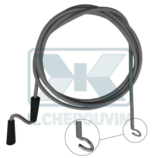 ΣΠΙΡΑΛ ΑΠΟΦΡΑΞΗΣ ΜΕ ΓΑΝΤΖΟ 7,5 Μ. ΓΚΡΙ Φ8 ΜΕ ΕΠΕΝΔΥΣΗ