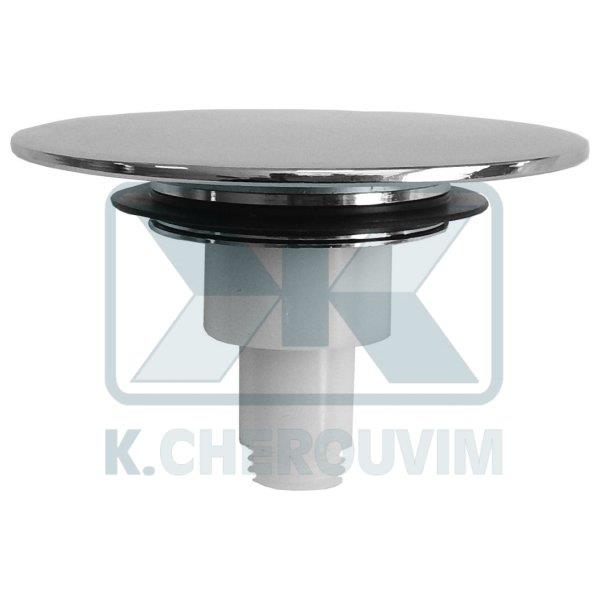 ΤΑΠΑ Φ72 ΚΛΙΚ ΕΠΙΠΕΔΗ 1/4" ΑΡΣ. ΠΛΑΣΤΙΚΗ ΧΡΩΜΕ ΓΙΑ ΟΡΕΙΧΑΛΚΙΝΗ ΒΑΛΒΙΔΑ ΛΟΥΤΡΟΥ ΚΛΙΚ