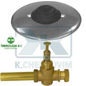 ΦΛΟΥΣΟΜΕΤΡΟ Ν. 475 ΕΝΔΟΔΑΠΕΔΙΟ ΜΕ ΡΟΖΕΤΑ ΙΝΟΧ Φ150 TREMOLADA