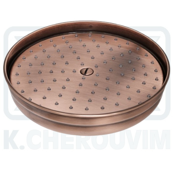 ROUND SHOWER HEAD SELF-CLEANING ROMA ?200 x H90 – 1/2" FEMALE RAME - Image 2