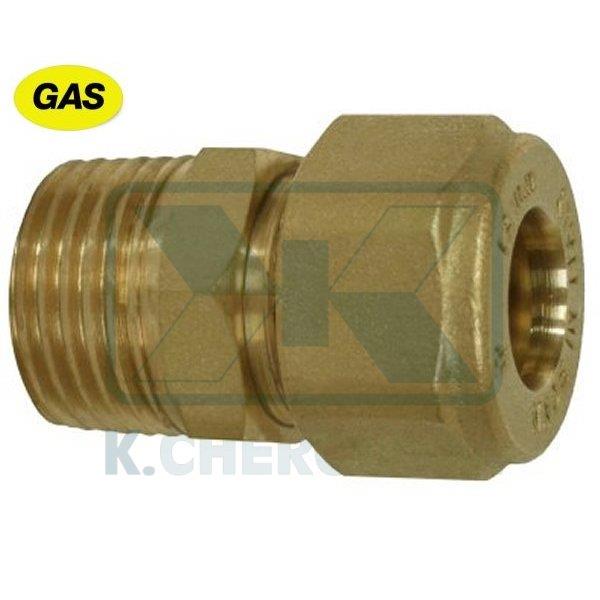 MALE FITTINGS WITH HNBR O-RING 3/8" x ?10* FOR COPPER PIPE