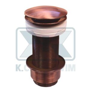 VALVE WASHBASIN CLICK RAME Η.100 WITHOUT OVERFLOW WITH CYLINDRICAL NUT